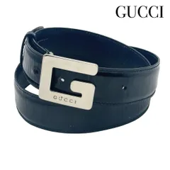 GUCCI ベルト　Gバックル　G金具　レザー　シルバー金具　イタリア製　黒 Amazon | GUCCI /グッチ ベルト Gバックル メンズベルト [並行