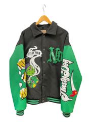 NastyDog(ナスティードッグ) スタジャン ボタンタイプ 刺繍デザイン