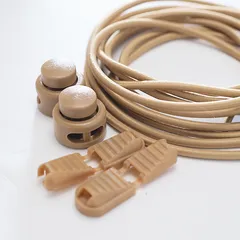 丸ゴム アウトドアゴム 3ｍｍ 長さ1.2M×2本入り JPC0137ベージュ
