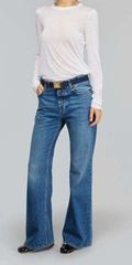 【新品未使用】SEMICOUTURE 25ss Flare Denim フレア デニム ブーツカット Bootscut インディゴ パンツ セミクチュール ERICA CAVALLINI エリカ カヴァリーニ