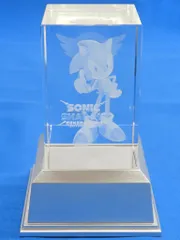 【中古】雑貨 [単品] ソニック 3Dクリスタル 「PS5/PS4/Switchソフト ソニック × シャドウ ジェネレーションズ セガストアDXパック 3Dクリスタルセット」 同梱特典
