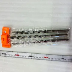 大西式 スーパーピットオーガー 9ｍｍ 3本 兼用型 6.5ｍｍチャック用 ビット 錐 大工道具 鉄工・建築・土木作業のサムネイル