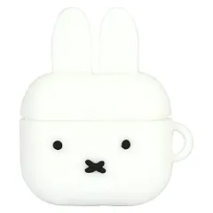 【在庫セール】グルマンディーズ ミッフィー AirPods (第3世代) 対応 シリコンケース フェイス MF-257WH