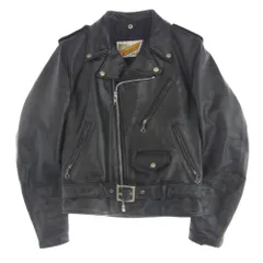 美品 schott ショット レザー ダブル ライダース 黒 キルティング 36 Yahoo!オークション -「schott 36」の落札相場・落札価格