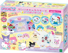 【新品】 エポック社 オールインワンセット Aquabeads いっぱいセット ポムポムプリン STマーク認証 メイキングトイ マイメロディ キャラクター S102 くっつく カラフル シナモン おもちゃ ビーズ 手作り 小学生 キティ AQ 裁縫 6歳 水のサムネイル