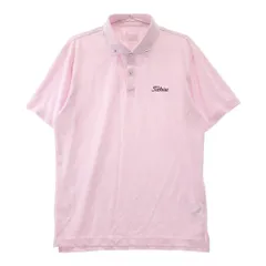 サイズ：LL TITLEIST タイトリスト  半袖ポロシャツ  ピンク系 [240101458510] ゴルフウェア メンズ ストスト