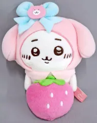 【中古】ぬいぐるみ ちいかわ(マイメロディ) デスクトップから見守るひっかけぬいぐるみ 「ちいかわ×サンリオキャラクターズ」