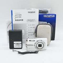 【良品】OLYMPUS デジタルカメラ μ1020 (ミュー) リリーホワイト μ1020WHI