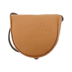 LOEWE 　ヒール　レザーポーチ　タン LOEWE ヒール レザーポーチ タン ロエベヒールポーチ 43138 タン