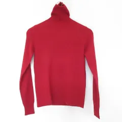 美品 Weekend Max Mara ウィークエンドマックスマーラ カシミヤブレンド タートルネック プルオーバー ニット セーター S レッド レディース 古着 中古 USED