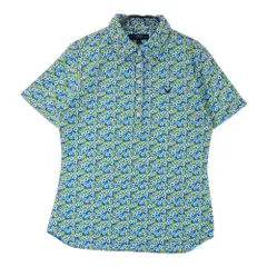 サイズ：L CALLAWAY キャロウェイ  半袖ポロシャツ 花 総柄 ブルー系 [240001226904] ゴルフウェア レディース ストスト