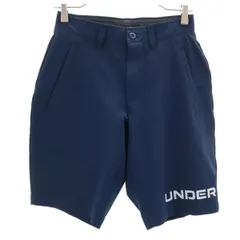 UNDER ARMOUR アンダーアーマー ゴルフ ショートパンツ SM ネイビー メンズ 古着