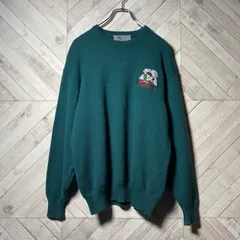 【良品】90s，Mickey Mouse｜ミッキーマウス，Disney｜ディズニー，オーストラリア ニュージーランド，刺繍，ゴルフ，プルオーバーニット，セーター