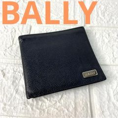 BALLY 二つ折り財布 ブラック ストライプ - メルカリ