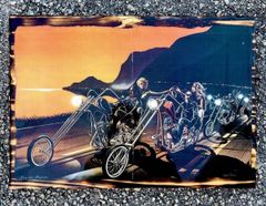70s デイビッドマン David Mann NOS chopper cheetah BATES ヴィンテージ ショベル FL パンヘッド ナックル ハーレー バイカー J15602