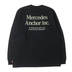 【新品】MERCEDES ANCHOR INC メルセデスアンカーインク Tシャツ サイズ:XL / ブランドロゴ ロングスリーブ ポケット Tシャツ / ブラック 黒 / トップス カットソー 長袖【メンズ】