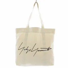 ヨウジヤマモト YOHJI YAMAMOTO ノベルティ キャンバス / トートバッグ ホワイト 汚れのサムネイル