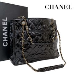 ⭐CHANEL⭐ シャネル マトラッセ チェーントートバッグ ブラック A4 