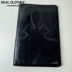CHROME HEARTS/クロムハーツ AGENDA/アジェンダ レザーフレアニー手帳カバー ブックカバー