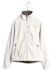 【お得なクーポン配布中!】 US企画 ノースフェイス APEX ソフトシェル ジャケット レディース S / 古着 The North Face アウトドア 裏 フリース ブルゾン フルジップ