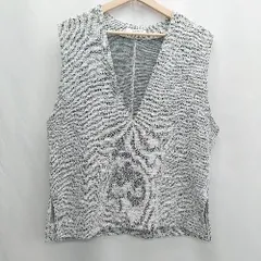 ◇ ⊇ BEAUTY & YOUTH ビューティアンドユース UNITED ARROWS 総柄 ベスト サイズF ホワイト系 レディース E  【1502030028690】