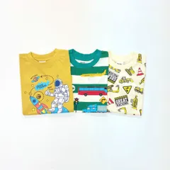 男の子 子供服 半袖 Tシャツ まとめ売り 乗り物 新品 タグ付き 110cm 120cm 130cm