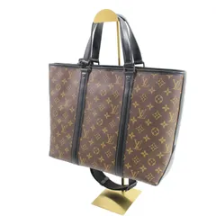 LOUIS VUITTON ルイヴィトン M45734 マカサー ウィークエンド・トート PM モノグラム ブラック