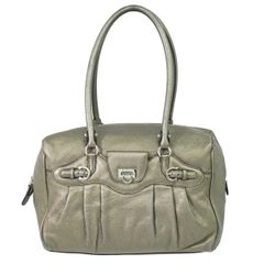 本物 サルヴァトーレ フェラガモ Salvatore Ferragamo ガンチーニ ショルダーバッグ レザー ゴールド系 Gancini バッグ 中古 【フォロー割】