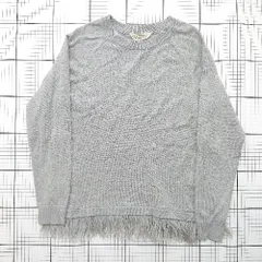 ◇ ⊇ トラッゾドンナ シンプル系 長袖 長袖ニット サイズ表記なし グレー系 レディース E  【1508250010095】