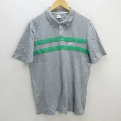 z■ナイキ/NIKE 半袖コットンポロシャツ/ゴルフウェア【XL】灰緑/men's/132【中古】■