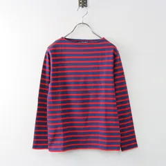 セントジェームス SAINT JAMES ウェッソン ボーダーバスクシャツ XXS/レッド ネイビー ボートネック【2400013856119】のサムネイル