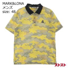 MARK&LONA スカル カモフラ ポロシャツ S 総柄 ゴルフ 日本製 - メルカリ