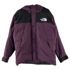 【むつ75-091106】THE NORTH FACE マウンテンダウンジャケット ND91930 パープル L【併売】【中古】【メンズ】