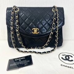 CHANEL / シャネル マトラッセチェーンショルダーバッグ ブラック