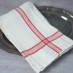 アンティーク グレインサック レッドライン 麻袋 穀物袋 フランス 麻