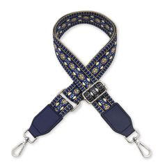 ショルダーストラップ ショルダーベルト ショルダーバッグ 付け替えベルト 太め 単品 刺繍柄 幾何学模様