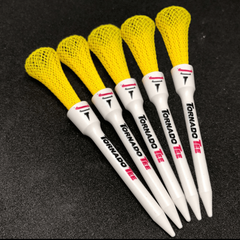 トルネードティー イエロー 3.25インチ 5本セット/TORNADO TEE yellow 3.25inch 5set