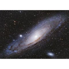 絵画風 壁紙ポスター (はがせるシール式) 銀河 アンドロメダ星雲 M31 ギャラクシー 宇宙 天体 神秘 キャラクロ SPC-015A2 (A2版 594mm×420mm) ＜日本製＞ ウォールステッカー お風呂ポスター