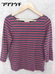 ◇ JOURNAL STANDARD ジャーナルスタンダード ボーダー 長袖 Tシャツ カットソー ネイビー レッド レディース  【1002800373369】