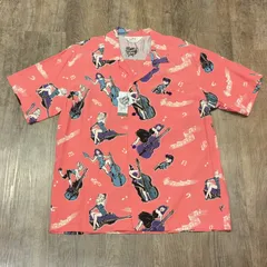 ROLL サンサーフスターオブハリウッド　ボウリングシャツ Mサイズ　ロカビリー ROLL サンサーフスターオブハリウッド ボウリングシャツ Mサイズ