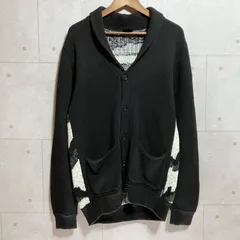 A|X ARMANI EXCHANGE アルマーニ エクスチェンジ ショール カーディガン ニット トップス セーター M ブラック 黒 メンズ SG342-8