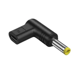 【迅速発送】Type-C変換Let's note5.5×2.5mm(15V)ノートPC 100W 充電器 USBPD 変換アダプター DC電源 トリガープラグ USBタイプC DCプラグ パナソニック レッツノートPanaのサムネイル