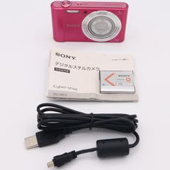 SONY(ソニー) デジタルカメラ Cyber-shot W810 光学6倍 ピンク DSC-W810-P　#250416_6930948