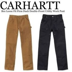 ★人気★希少品 CARHARTT (カーハート) ワークパンツ B01 Loose Fit Firm Duck Double-Front Utility Work Pant 2色 送料無料