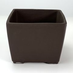 瀬戸焼 正角4号 ウ泥 幅11.5cm×高さ8.7cm 
