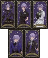 【中古】キャラカード エペル・フェルミエ カードセット ホログラム(ビジュアルカード5枚＆保護フィルム6枚セット) 「ディズニー ツイステッドワンダーランド」 ディズニーストア限定