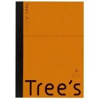 Trees  Ｂ５  Ａ罫  ３０枚  オレンジ  【キョクトウ・アソシエイツ】