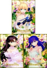 [중고] 종이 제품 전 3종 세트 [Fate/stay night 20주년 기념 콘서트 랜덤 아크릴 색지]
