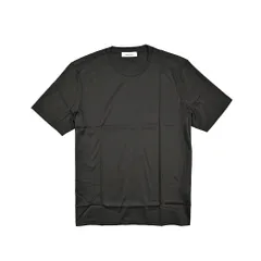 GRAN SASSO グランサッソ / マーセライズコットン 100% Tシャツ カットソー クルーネック 半袖 春夏 メンズ FILO SCOZIA チャコールグレー イタリア製 422581のサムネイル