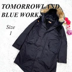 TOMORROWLAND モッズコート フィッシュテール BLUE WORK TOMORROWLAND モッズコート フィッシュテール BLUE WORK